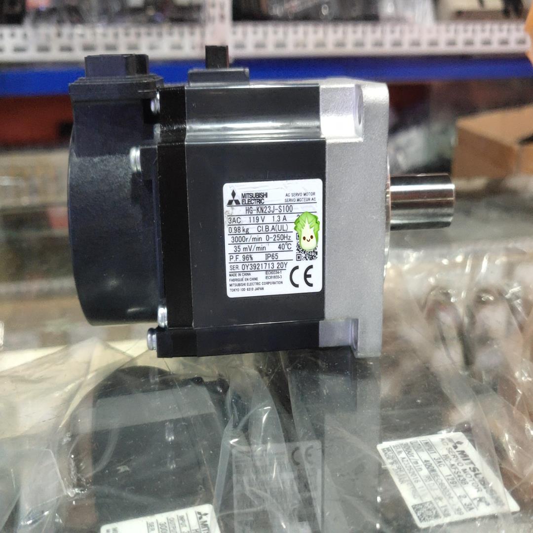 三菱伺服电机HG－KN23J－S100，，功能完好