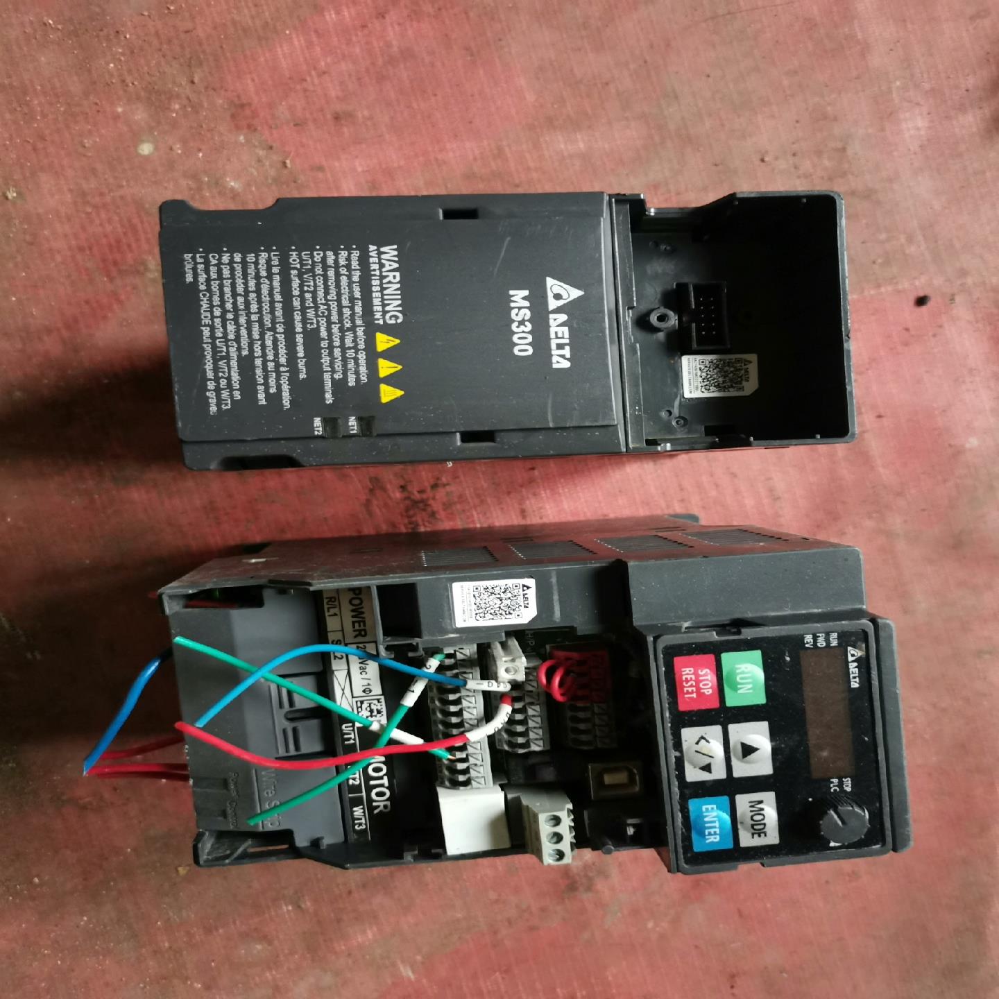 [德峰]拆机台达MS300变频器VFD11AMS21ANSAA  2