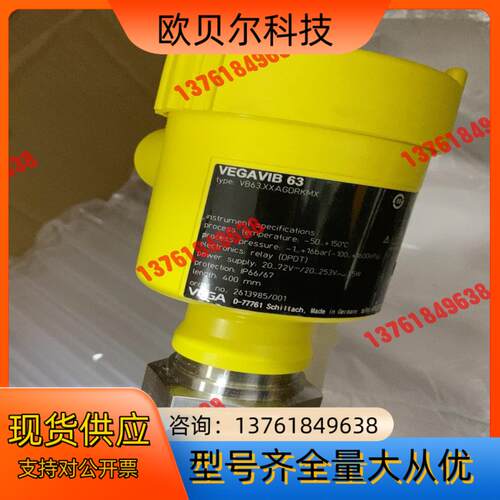 VEGA威格VEGAVIB63振动棒式料位开关type：VB
