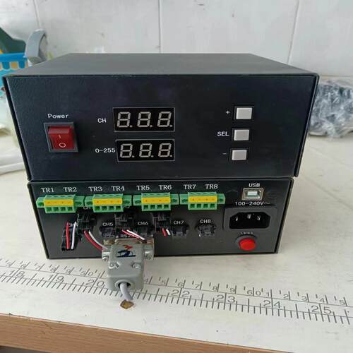 （设备配件）四路视觉光源数字控制器RS232USB网口LED
