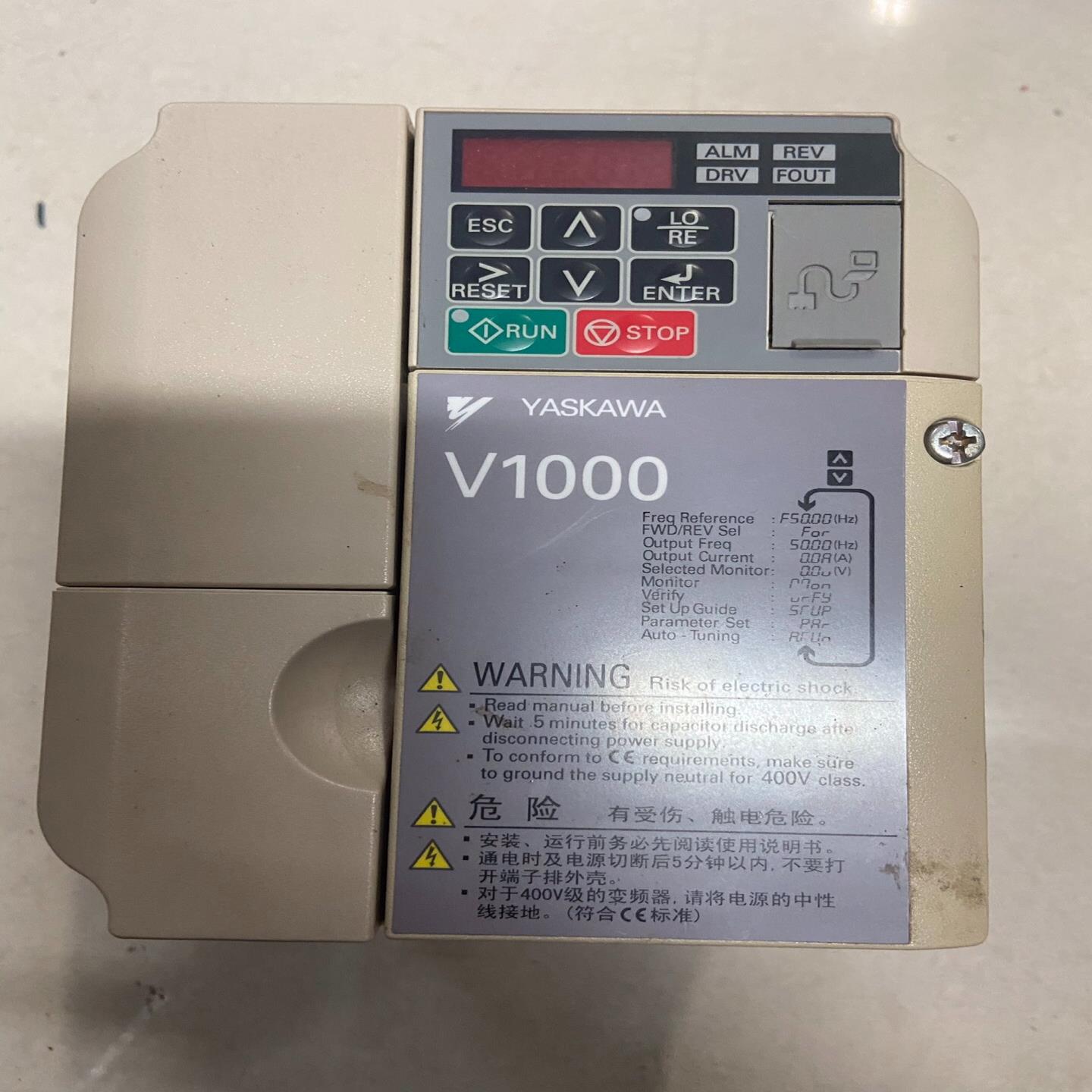 [德峰]安川  CIMR-VB4A0002BBA 0.75KW变频器