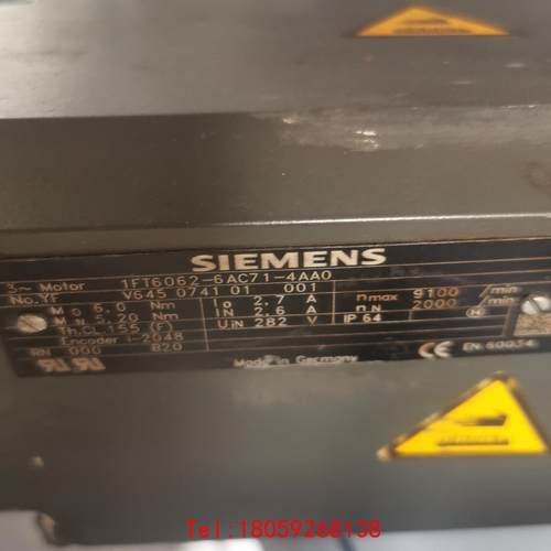 【非标价】1FT6062-6AC71-4AA0电机