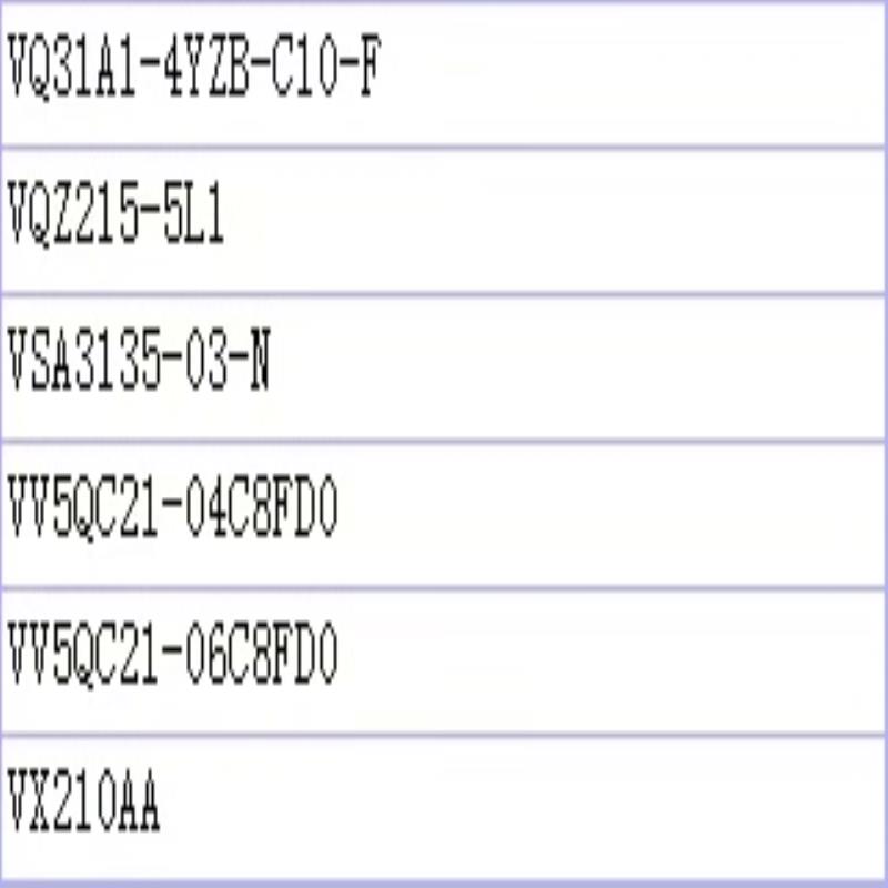 SMC VQ31A1-4YZB-C10-F，VSA313