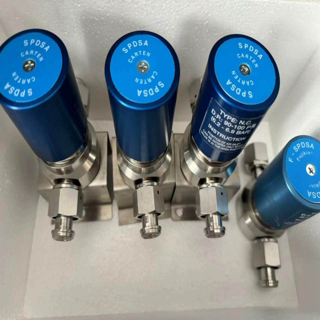 富士金 角阀 F-SPDSA 气动阀 真空阀