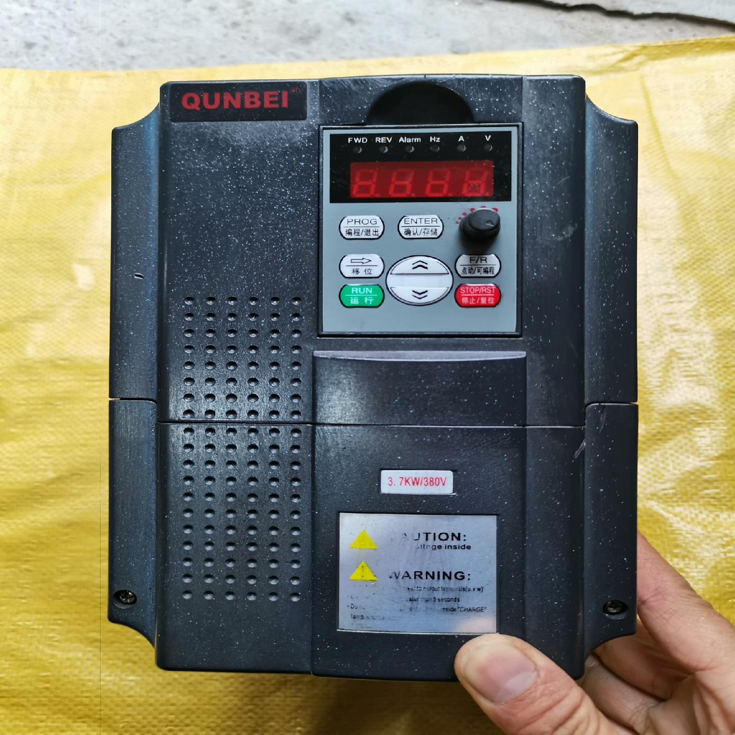 拆机的群倍变频器，QLP3G—D/3.7/4P—A3，AC3