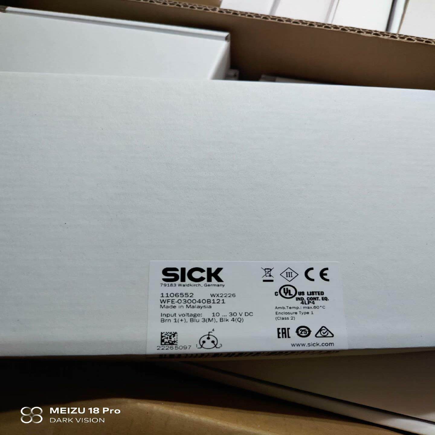 SICK西克WFE-030040B121槽型传感器货号110