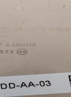 出5颗英特尔CPU   5218R-等级含E，无法正常使用，