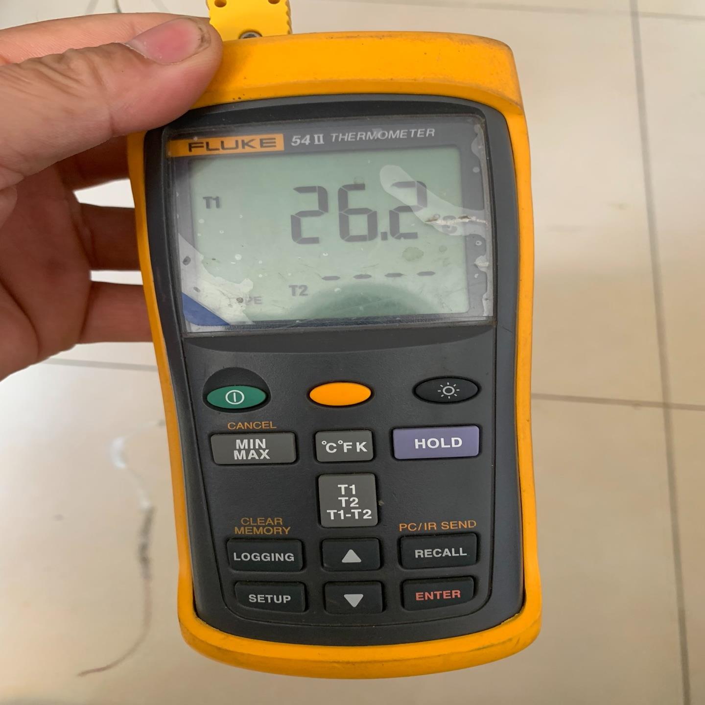 （设备配件）工程闲置。FLUKE福禄克f51-2 51-II温度计  5