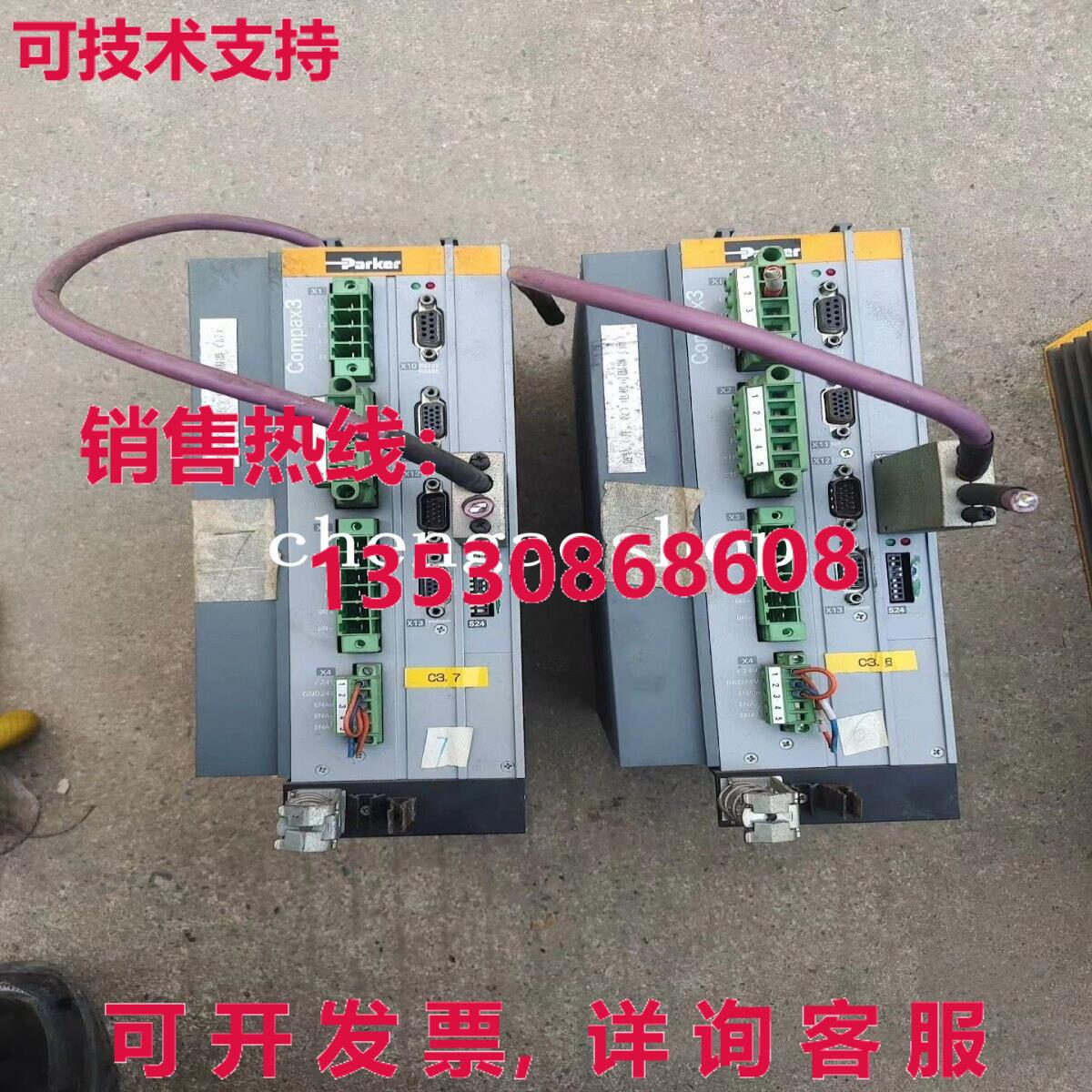 原装供应1 二手 PARKER C3S075V4F11 I21 T40 M00 伺服驱动器