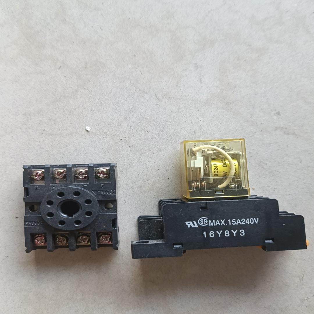 （设备配件）IDEC和泉 RH2B-U 24V 连底座 继电器 接触器2