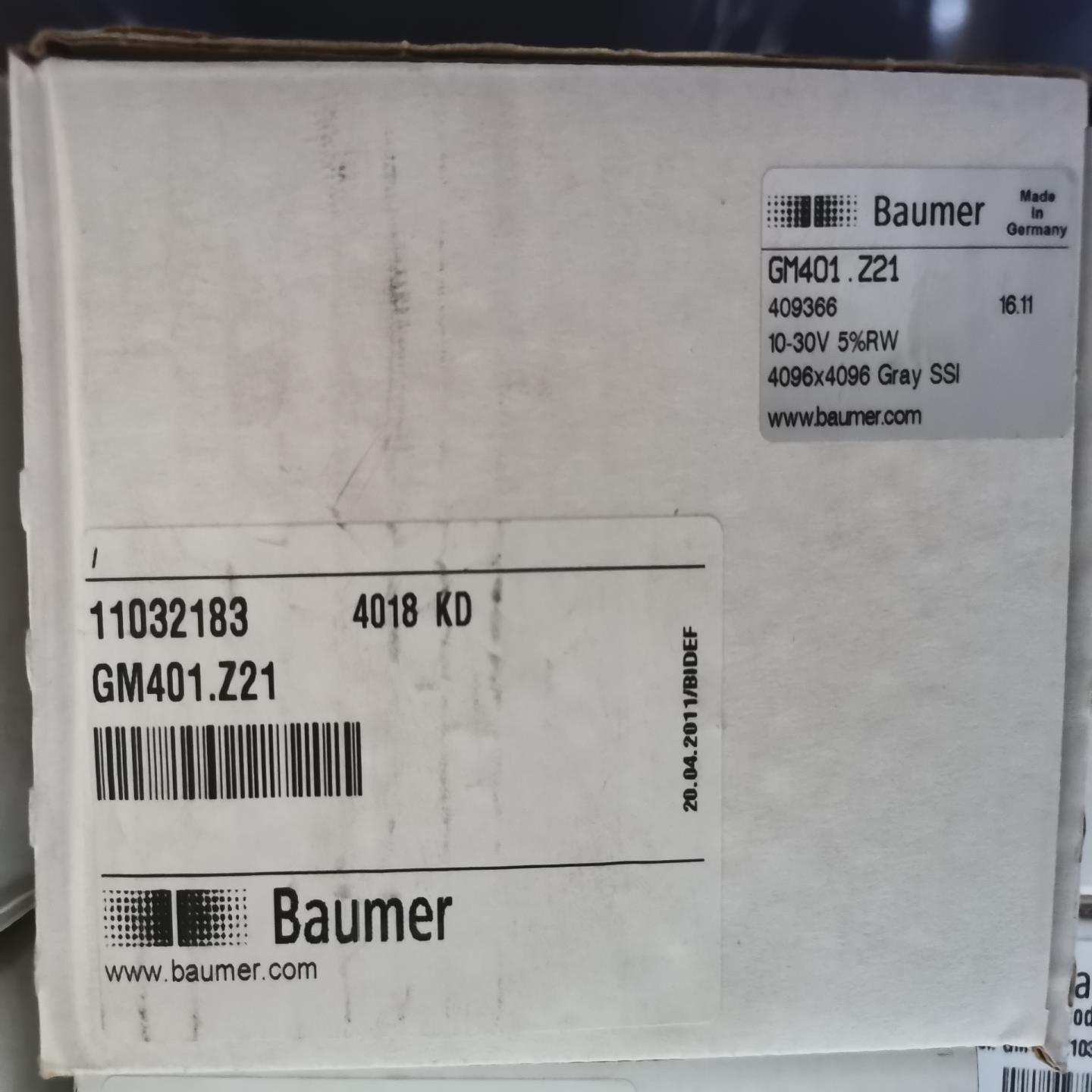 保盟Baumer编码器GM401.Z21