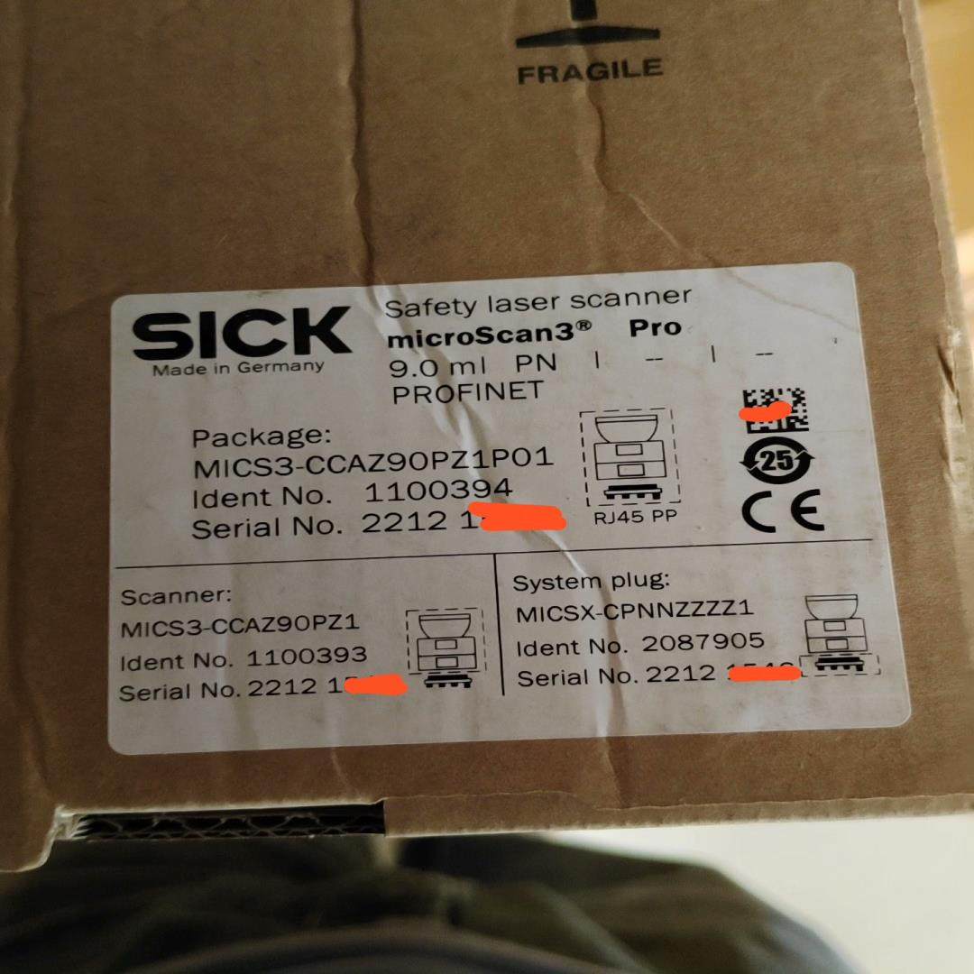 SICK 西克 Microscan3安全激光扫描仪 带装未