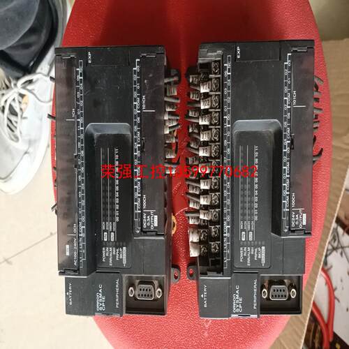 【荣强工控】拆机 欧姆龙 PLC CP1E-N30SDR-A 两台