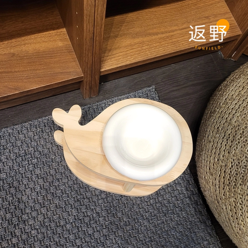 返野宠物碗架实木保护颈椎