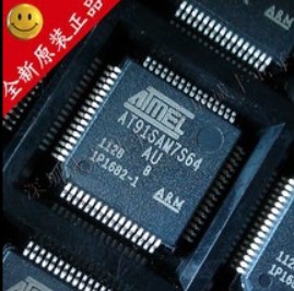 AT91SAM7S64B-AU B版 全新进口原装正品QFP-64 ARM微控制器单片机