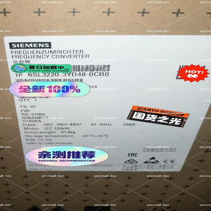 供应原装6SL3220-3YD48-0CB0 inverter 6SL3220-3YD48-0CB0 inver