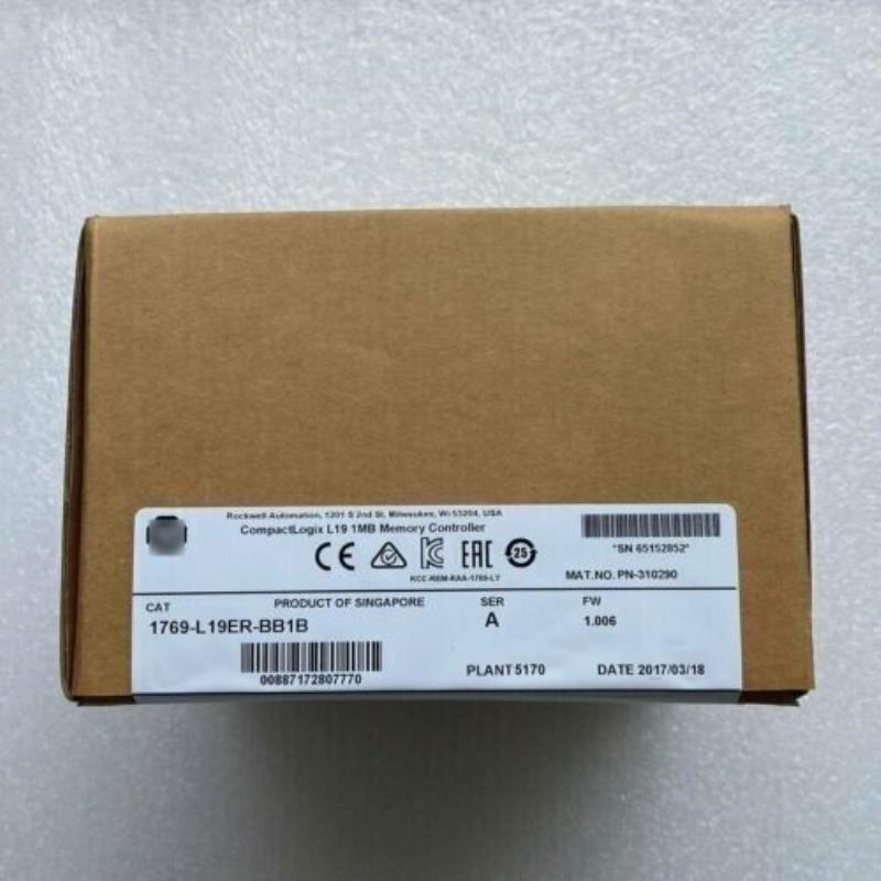 供应原装AB 1769-L19ER-BB1B A CompactLogix 1MB 内存控制器