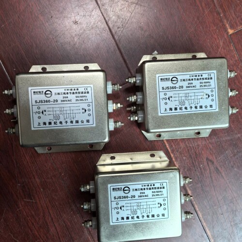 赛纪三相三线滤波器SJS360-20，380VAC，20A， ~议价