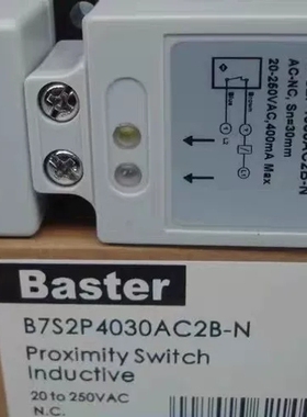 BASTER巴斯特 接近传感器 B7S2P4030AC2B ~议价