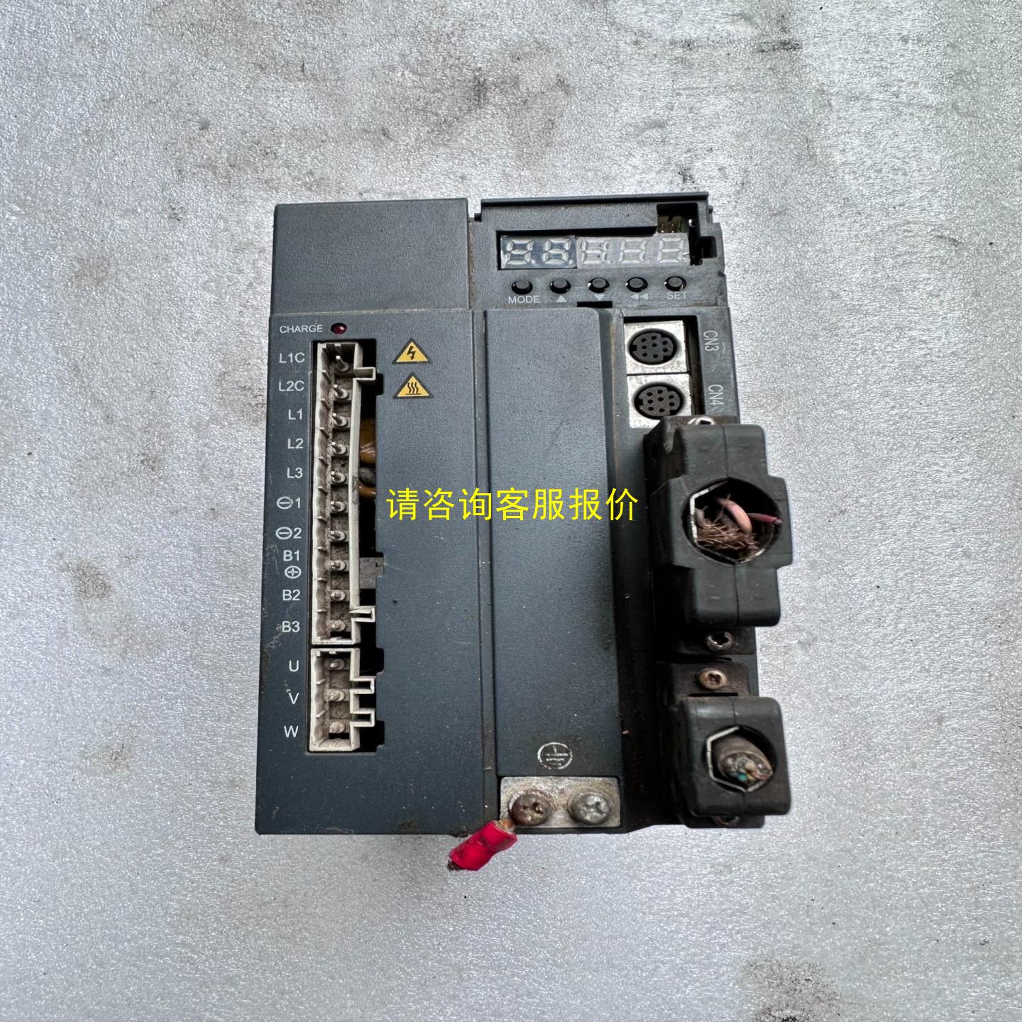 询价汇川伺服驱动器IS500AS7R6I-112二手拆机实物拍摄