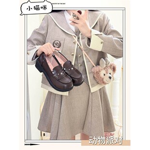 波特比学院动物派对jk制服鞋波特比学院原创lolita鞋官方旗舰店