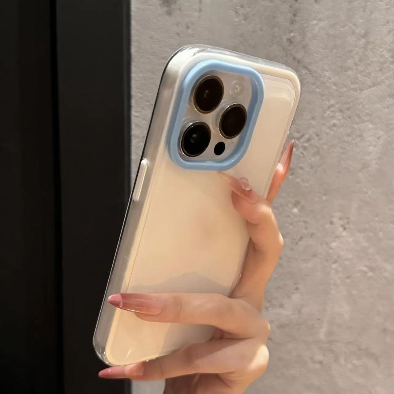 简约撞色ins风适用iPhone16promax手机壳苹果13保护壳新款15pro小众14硅胶防摔高级感全包男女款超薄软壳极简