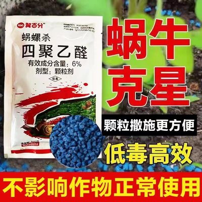 翼百分四聚乙醛蜗牛鼻涕虫