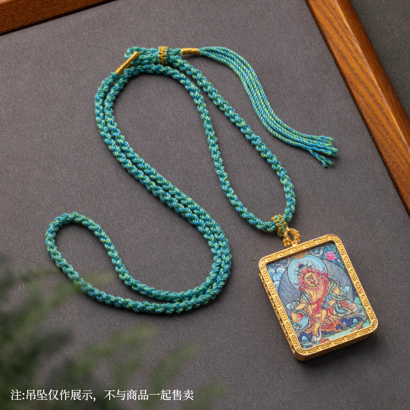 藏式吊坠挂脖绳纯手工精