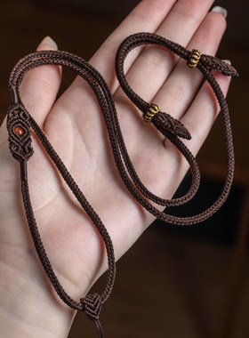 吊坠绳手工编织绳项链挂脖绳