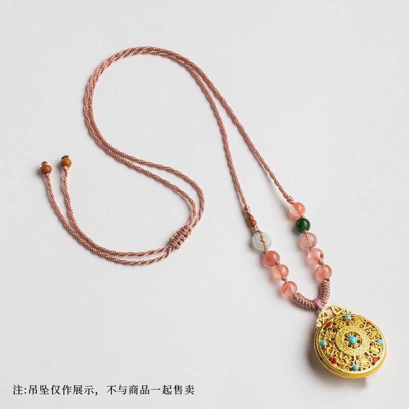 手工编织项链绳锁骨链挂绳