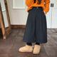 Yumi妈韩版 25K052 假两件毛呢裤 女童宝宝冬季 保暖时髦加绒加厚款
