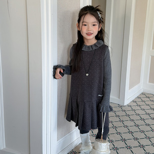 甜美波点背心裙 温柔小公主 88折上新 25M032 冬装