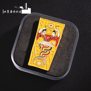 新疆吐鲁番博物馆伏羲女娲宝相花冰箱贴新疆文创伴手礼新疆纪念品