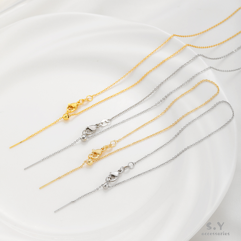 保色14K包金万能项链可调节O字链