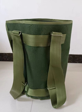 家用专用背包加厚帆布双肩包家用背包只卖背包手工水捅18.9升背篓