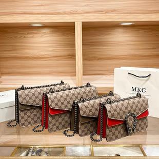 2025新款新款名牌斜挎包女包众大牌高级小包包酒神真皮女感奢侈品