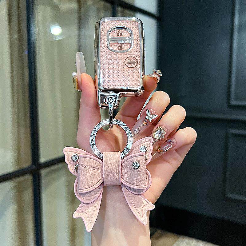 适用于老款丰田车钥匙套11款12-13代皇冠壳普拉多凯美瑞锐志包扣