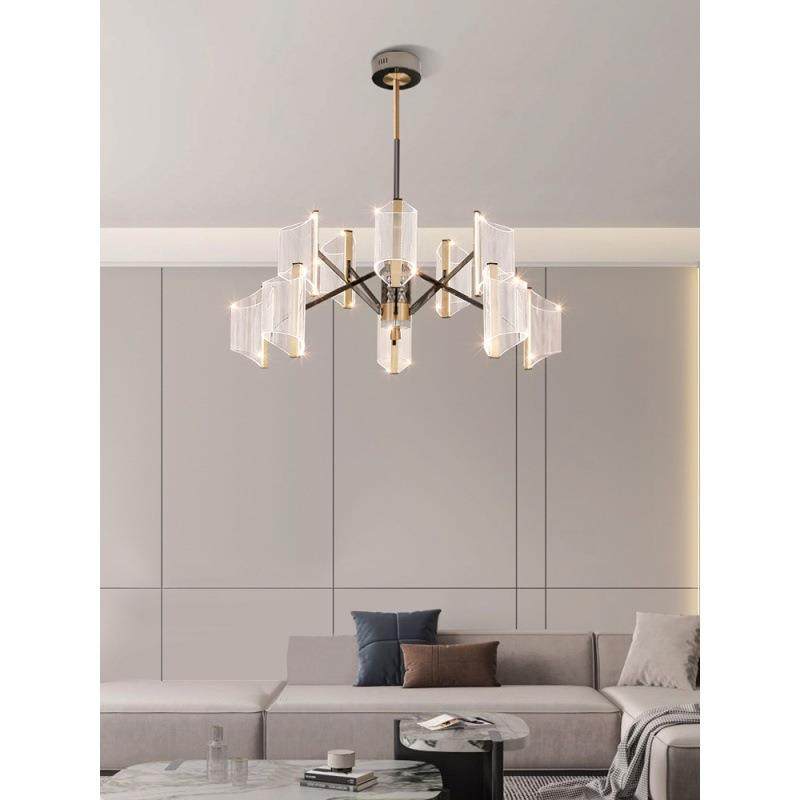 中山灯具客厅吊灯现代简约意式主卧餐厅高级设计大气家用灯具轻奢,家装灯饰光源,智能吊灯,淘宝优惠券,粉丝福利购,淘宝优惠卷