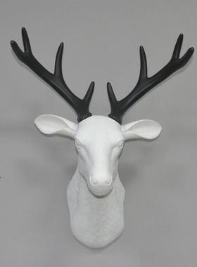 家居壁炉装饰品挂饰室内壁饰设计墙面立体挂件KTV壁挂鹿头装饰