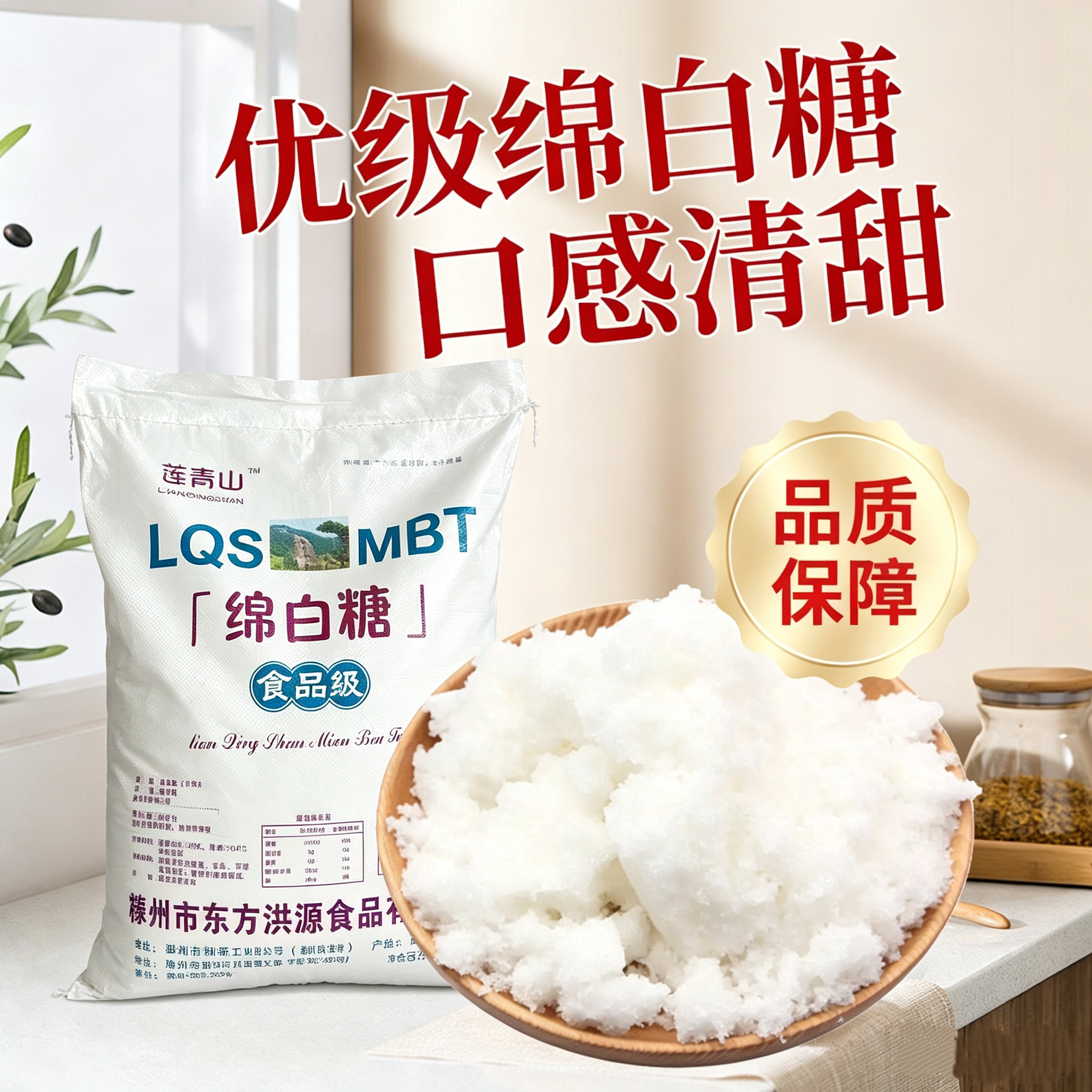 莲青山绵白糖优质一级品质家用装