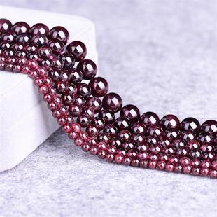 beads Crystal loose natural round garnet