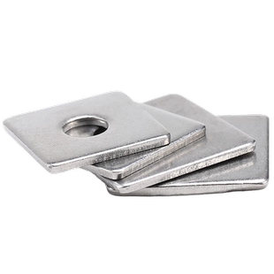 304不锈钢四方垫片方平垫片方型/正方形垫圈金属幕墙用方垫M3-M20