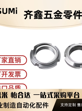 ZC602-3不锈钢精密U型自锁圆螺母 钢片锁紧圆螺帽替代FUNTS10-50