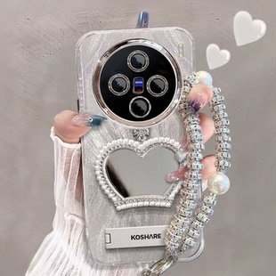 适用vivox200s手机壳补妆镜V2458A带镜头膜vlvox二百s外壳viv0x全包边x2OOs防摔vovix保护套vivix新款高级女