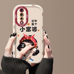 AN80曲屏女新款 ANOO镜头全包5g华为80se防摔GIA AN00硅胶软honor80pro保护套ANP 适用荣耀80手机壳小富婆ANN