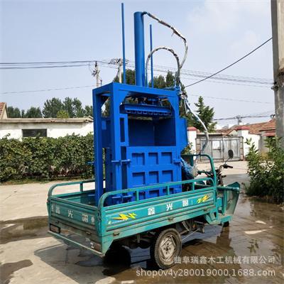 可回收垃圾打包，亦可应用于棉、羊毛、废纸箱、废纸板、打包机