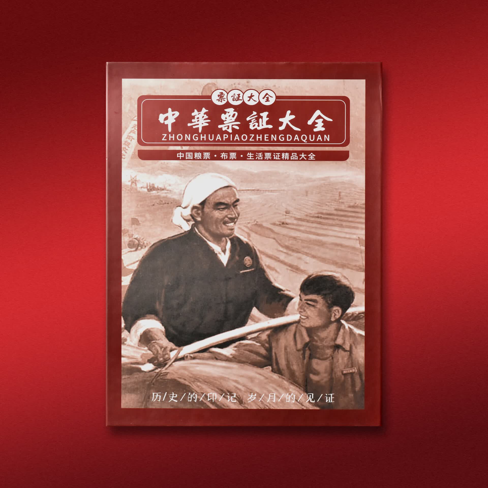 《中华票证大全》中国粮票邮票布票生活票珍品大全套珍藏册收藏