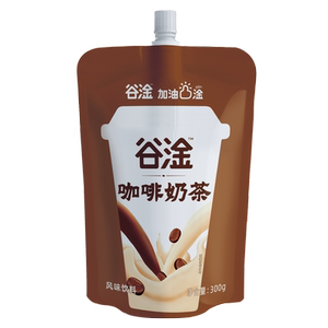 谷淦咖啡奶茶风味饮料300g每袋乳品口味饮料休闲办公饮品整箱早餐