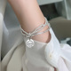 2024纯银手链女高级感ins风轻奢小众三层多圈英文手串闺蜜手饰