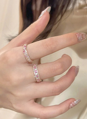 浪漫传说女纯银简约戒指